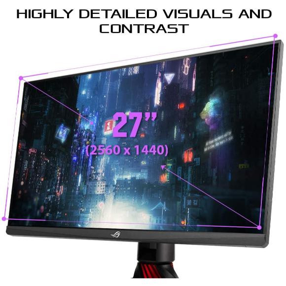 ASUS ROG Strix XG279Q 27-Inch LED Monitor, Black - PakByte Computers 