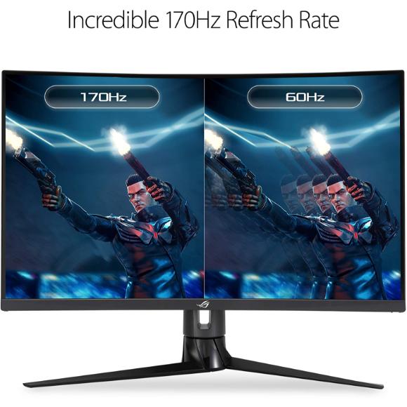 ASUS ROG Strix XG32VC 31.5” Curved Gaming Monitor, 1440P WQHD (2560 x 1440), 170Hz, 1ms - PakByte Computers 