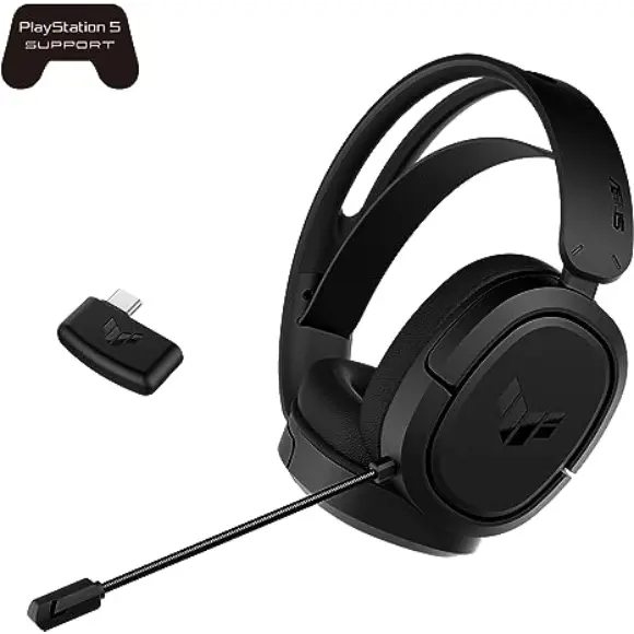 ASUS TUF Gaming H1 Wireless Headset - Black - PakByte Computers 