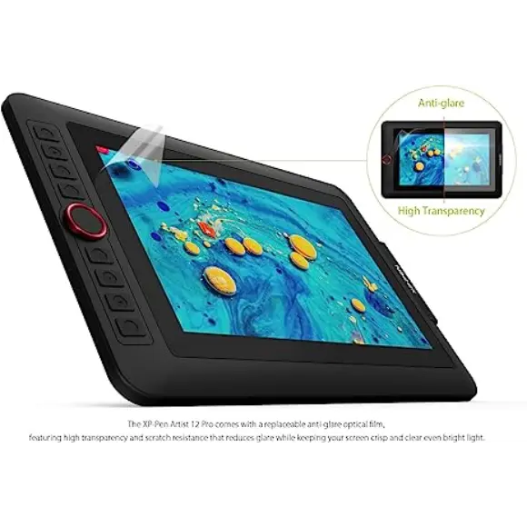 XP-PEN Artist 12 Pro 11.6" Drawing Tablet with Screen Pen Display Full-Laminated Graphics Tablet - PakByte Computers 