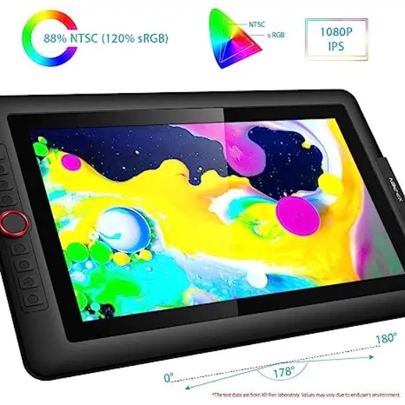 XP-PEN Artist 15.6 Pro Tilt Support Graphics Drawing Tablet - PakByte Computers 