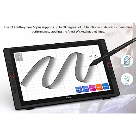 XP-PEN Artist 24 Pro Drawing Tablet with Screen Drawing Monitor 2K Resolution Graphics Tablet - PakByte Computers 