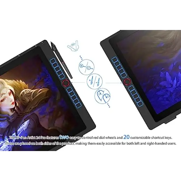 XP-PEN Artist 24 Pro Drawing Tablet with Screen Drawing Monitor 2K Resolution Graphics Tablet - PakByte Computers 