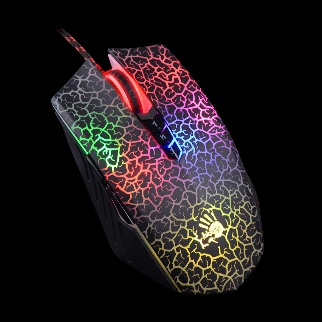 Bloody A70 Light Strike Gaming Mouse – Black Crack - EasySkins, Inc. 