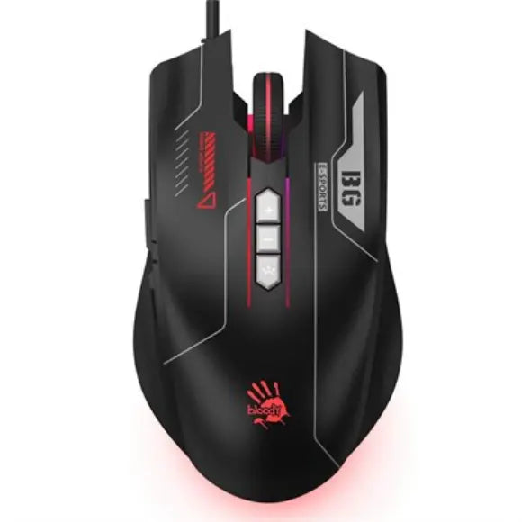 Bloody ES7 RGB Esports Gaming Mouse - Black - PakByte Computers 