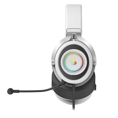 Bloody G535 Virtual 7.1 Surround Sound USB Gaming Headset - White/Black