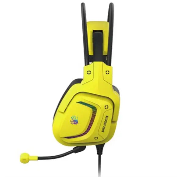 Bloody G575 Virtual Gaming USB Headset - Punk Yellow - PakByte Computers 