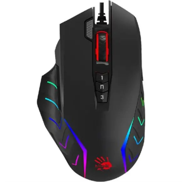 Bloody J95s RGB Animation Gaming Mouse - Black - PakByte Computers 