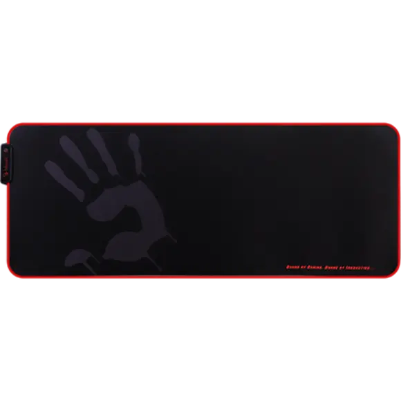 Bloody MP-80N Extended Roll-Up Fabric RGB Gaming Mouse Pad - Black - PakByte Computers 