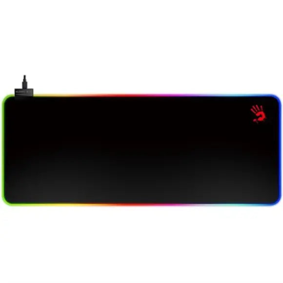 Bloody MP-75N Extended Roll-Up Fabric RGB Gaming Mouse Pad - Black - PakByte Computers 