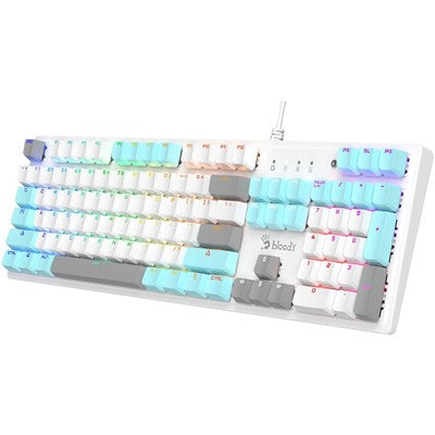 Bloody S510R Mechanical Switch RGB Gaming Keyboard - Icy White