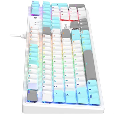 Bloody S510R Mechanical Switch RGB Gaming Keyboard - Icy White