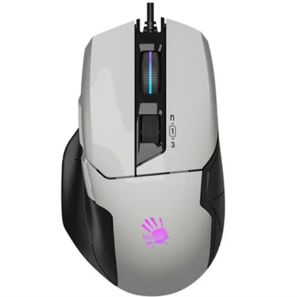 Bloody W70 Max RGB Gaming Mouse | Panda White - PakByte Computers 