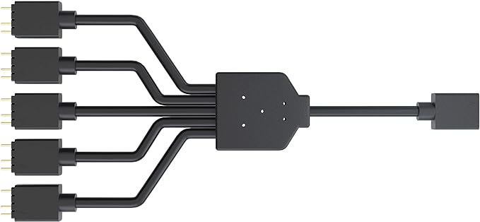 Cooler Master ARGB 1-to-5 Splitter Cable - PakByte Computers 