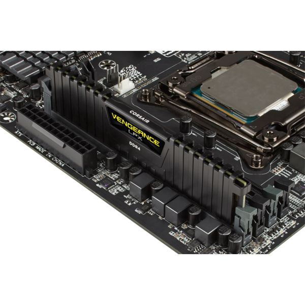 Corsair VENGEANCE® LPX 8GB (1 x 8GB) DDR4 DRAM 2666MHz C16 Memory Kit - Black - PakByte Computers 