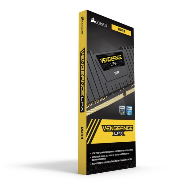 Corsair VENGEANCE® LPX 8GB (1 x 8GB) DDR4 DRAM 2666MHz C16 Memory Kit - Black - PakByte Computers 