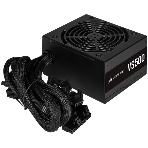 Corsair VS Series™ VS500 — 550 Watt 80 PLUS® Certified Non-Modular ATX PSU - PakByte Computers 