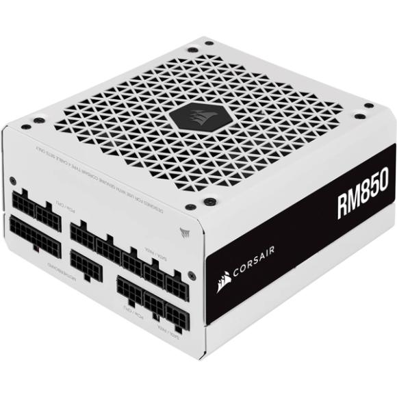 Corsair RM White Series™ RM850 — 850 Watt 80 PLUS Gold Fully Modular ATX PSU (UK) - PakByte Computers 