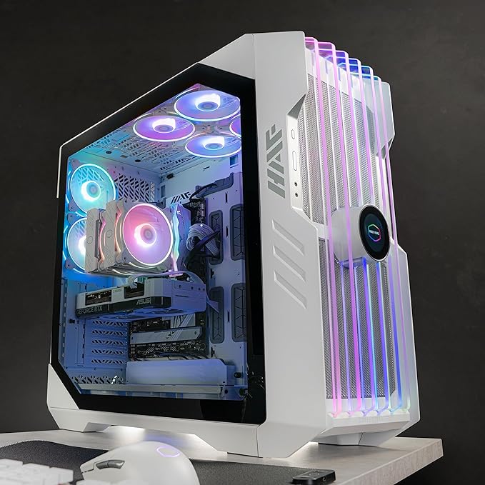 Cooler Master HAF 700 EVO ARGB Full-Tower ATX Case - White (H700E-WGNN-S00) - PakByte Computers 