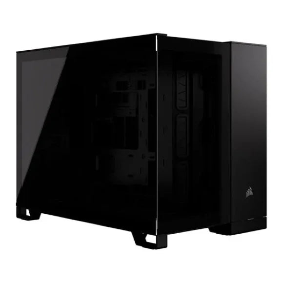 Corsair 2500X AIRFLOW Micro ATX Dual Chamber PC Case - Black - PakByte Computers 