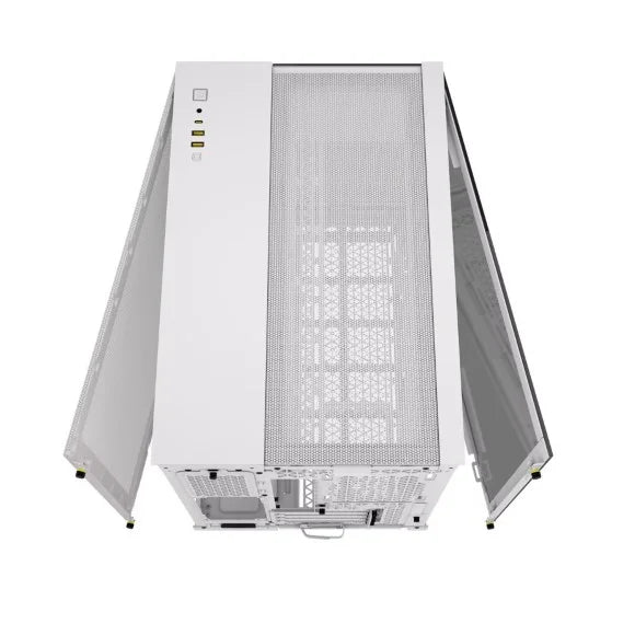 Corsair 2500X AIRFLOW Micro ATX Dual Chamber PC Case - White - PakByte Computers 