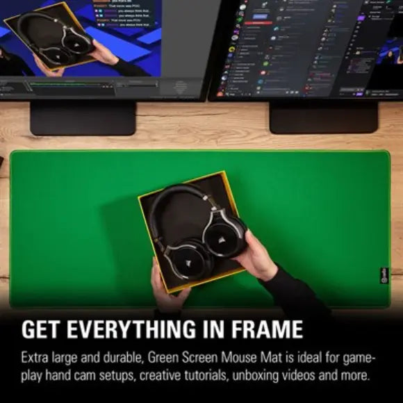 Corsair Elgato Green Screen Mouse Mat - 10GAV9901 - PakByte Computers 