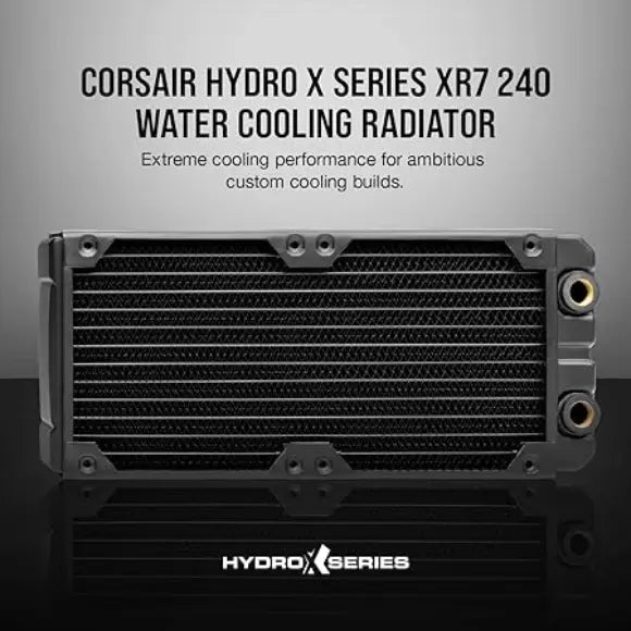 Corsair Hydro X Series XR7 240mm Water Cooling Radiator - Black - PakByte Computers 