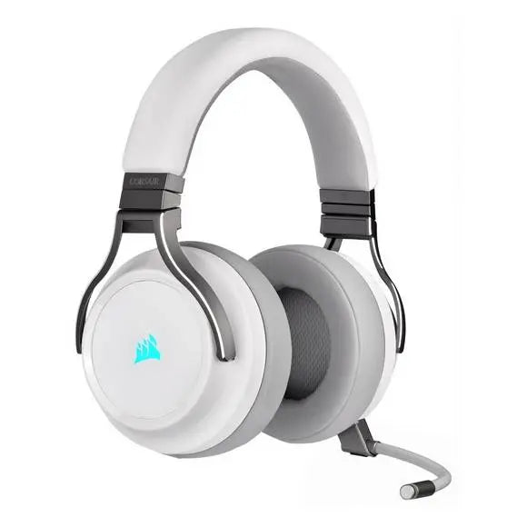 Corsair VIRTUOSO RGB Wireless High-Fidelity Gaming Headset White - PakByte Computers 