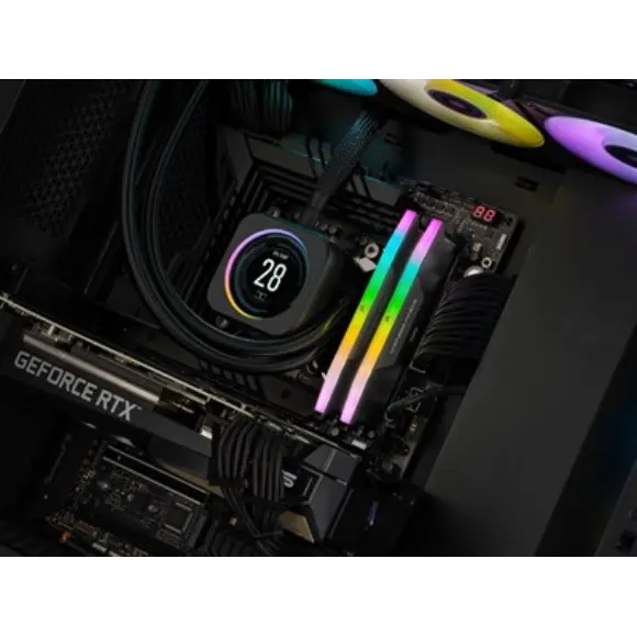 Corsair VENGEANCE RGB 32GB (2x16GB) DDR5 5600MHz Memory Kit - Black - PakByte Computers 