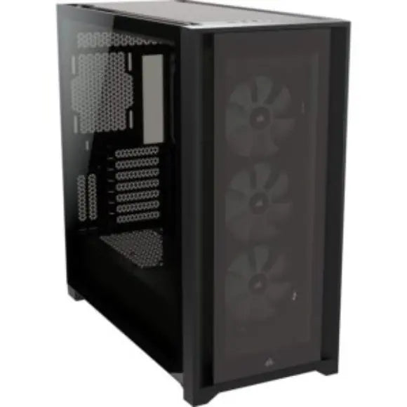 Corsair iCUE 5000X RGB Tempered Glass Mid-Tower ATX PC Smart Case — Black - PakByte Computers 