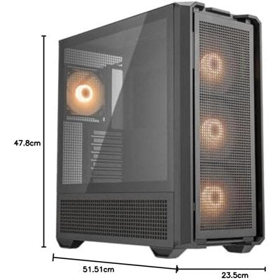 Cougar MX600 RGB Gaming Case Full Tower - Black