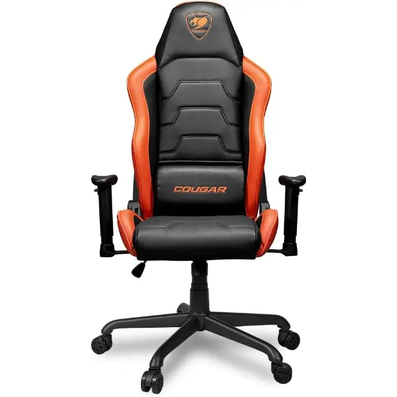 Cougar Armor Air Gaming Chair - Orange/Black - PakByte Computers 