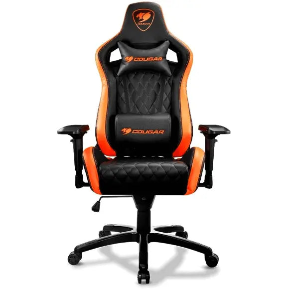 COUGAR Armor S Gaming Chair – Orange/Black - PakByte Computers 