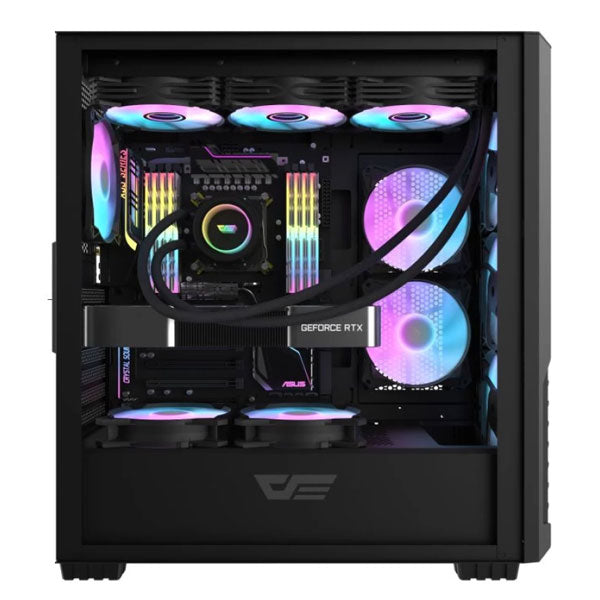 Darkflash DF2100 ATX Mid Tower Case 4x ARGB Fans – Black