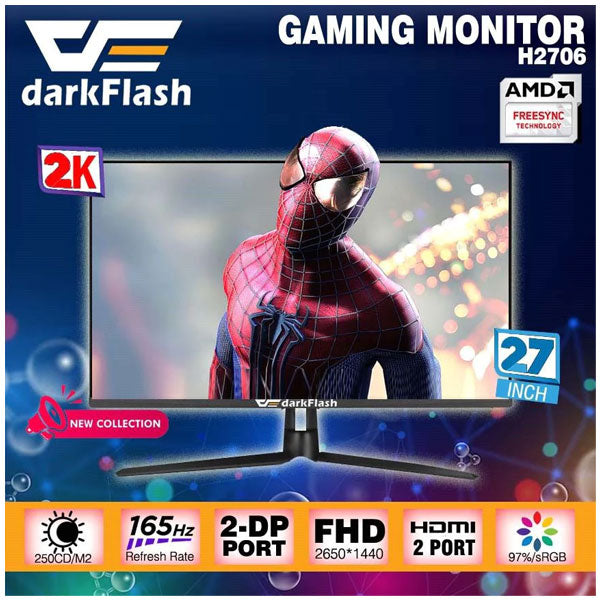 Darkflash H2706 27 Inch 2K 165Hz 1MS IPS Gaming Monitor