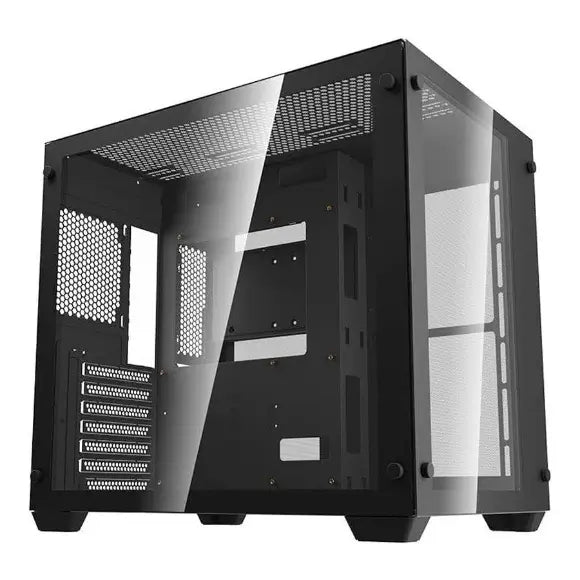 Darkflash Aigo C285 Tempered Glass ATX Gaming Casing - Black - PakByte Computers 