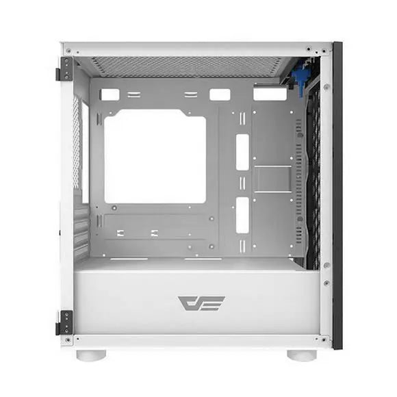 DarkFlash Aigo DLM21 Mesh mATX Tower Gaming Case – White - PakByte Computers 