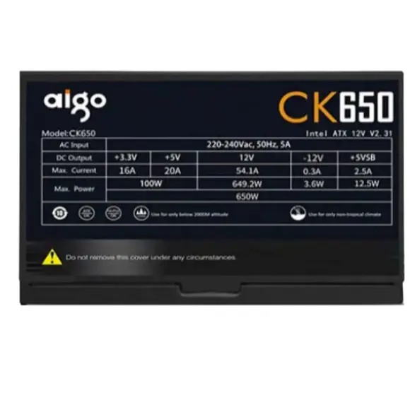 Darkflash Aigo CK650 650 Watt Power Supply - PakByte Computers 