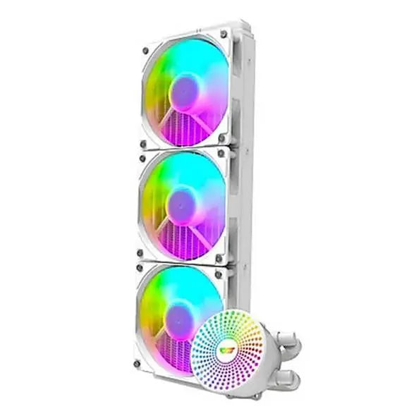 Darkflash Radiant DC-360 ARGB 360MM Liquid CPU Cooler – White - PakByte Computers 