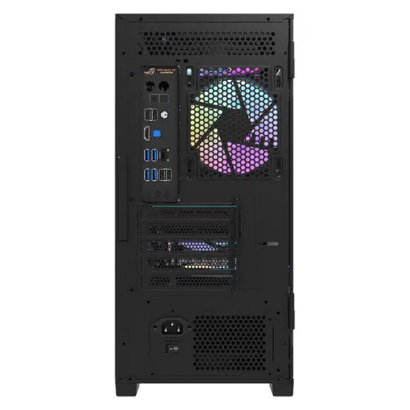 DarkFlash DK415 M-ATX PC Gaming Case - Black - PakByte Computers 