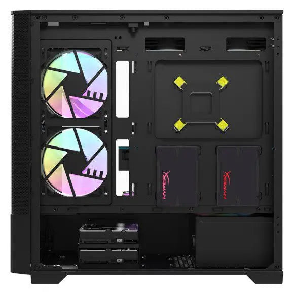 DarkFlash DK415 M-ATX PC Gaming Case - Black - PakByte Computers 