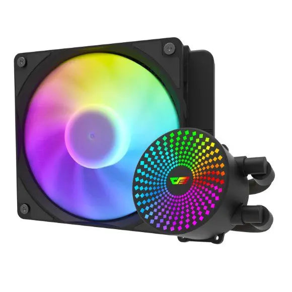 DarkFlash Radiant DC 120 ARGB AIO CPU Liquid Cooler - PakByte Computers 