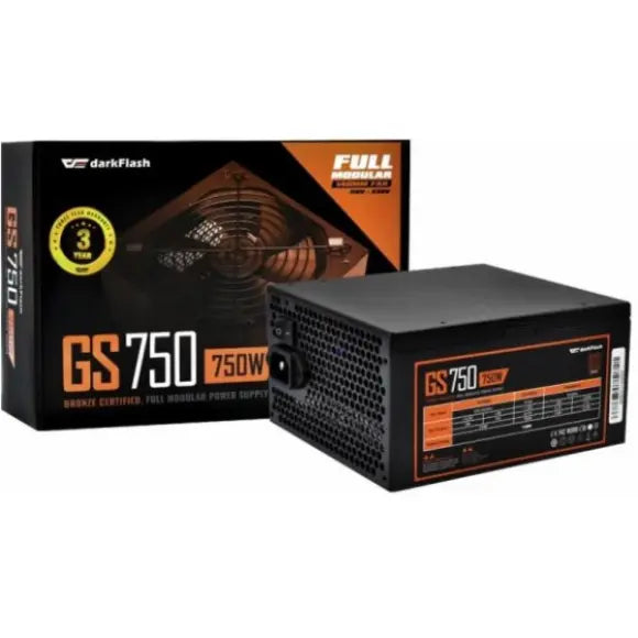 DarkFlash Aigo GS750 750W Bronze 80 Plus Modular Power Supply - PakByte Computers 