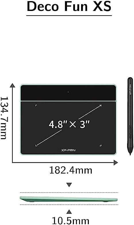 XP-PEN Deco Fun XS 4x3 Inch Ultrathin Graphic Tablet - PakByte Computers 