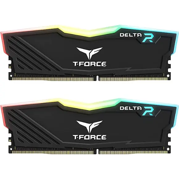 T-Force Delta RGB DDR4 3600 MHZ 32GB (16x2) Desktop Memory - Black - PakByte Computers 