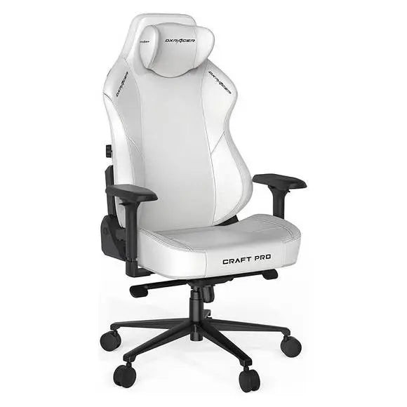 DXRACER Craft Pro Classic Gaming Chair - White CRA-PR001-W-H1 - PakByte Computers 