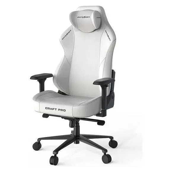 DXRACER Craft Pro Classic Gaming Chair - White CRA-PR001-W-H1 - PakByte Computers 