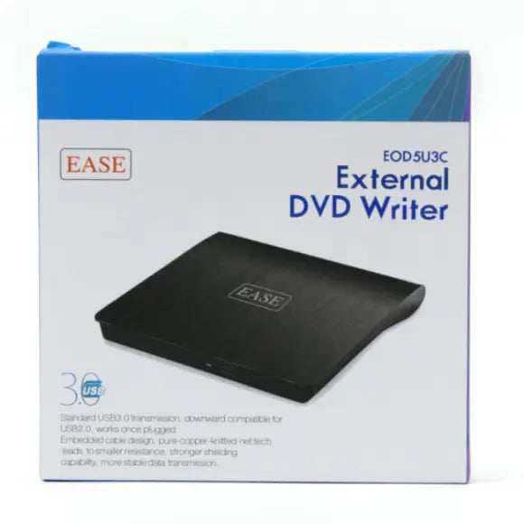 Ease Mobile External DVD Writer - EOD5U3C - PakByte Computers 