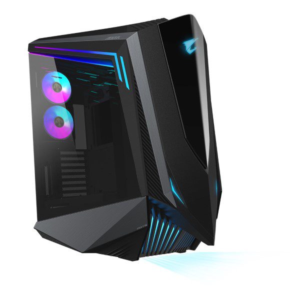 GIGABYTE GB-AC700G Glass ATX Full Tower Gaming Casing - Black - PakByte Computers 