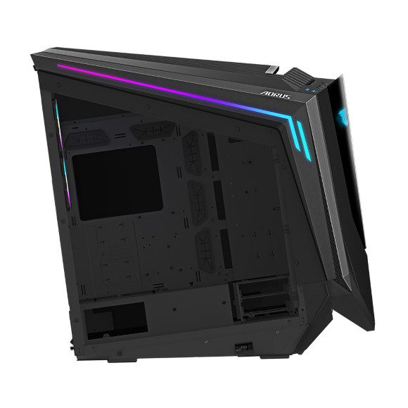 GIGABYTE GB-AC700G Glass ATX Full Tower Gaming Casing - Black - PakByte Computers 